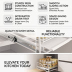 Under-Sink Pull-Out Organizer with Drip Tray - view 5
