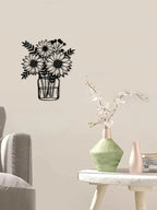 Sunflower Mason Jar Metal Wall Art - image 3