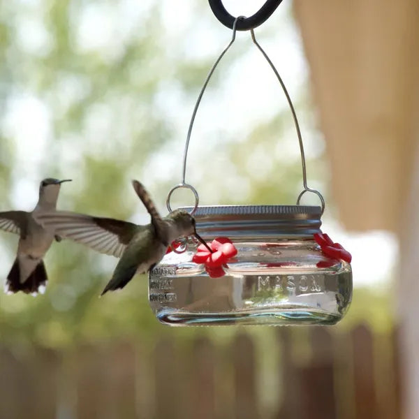 Mason Jar Hummingbird Feeder - image 1