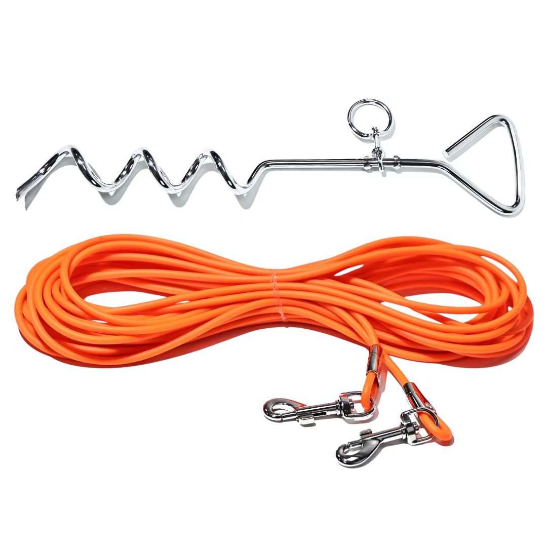 Dog Tie-Out Stake with Leash - view 12