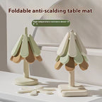 Folding Silicone Flower Trivet - view 2