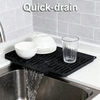 Silicone mat in a sink