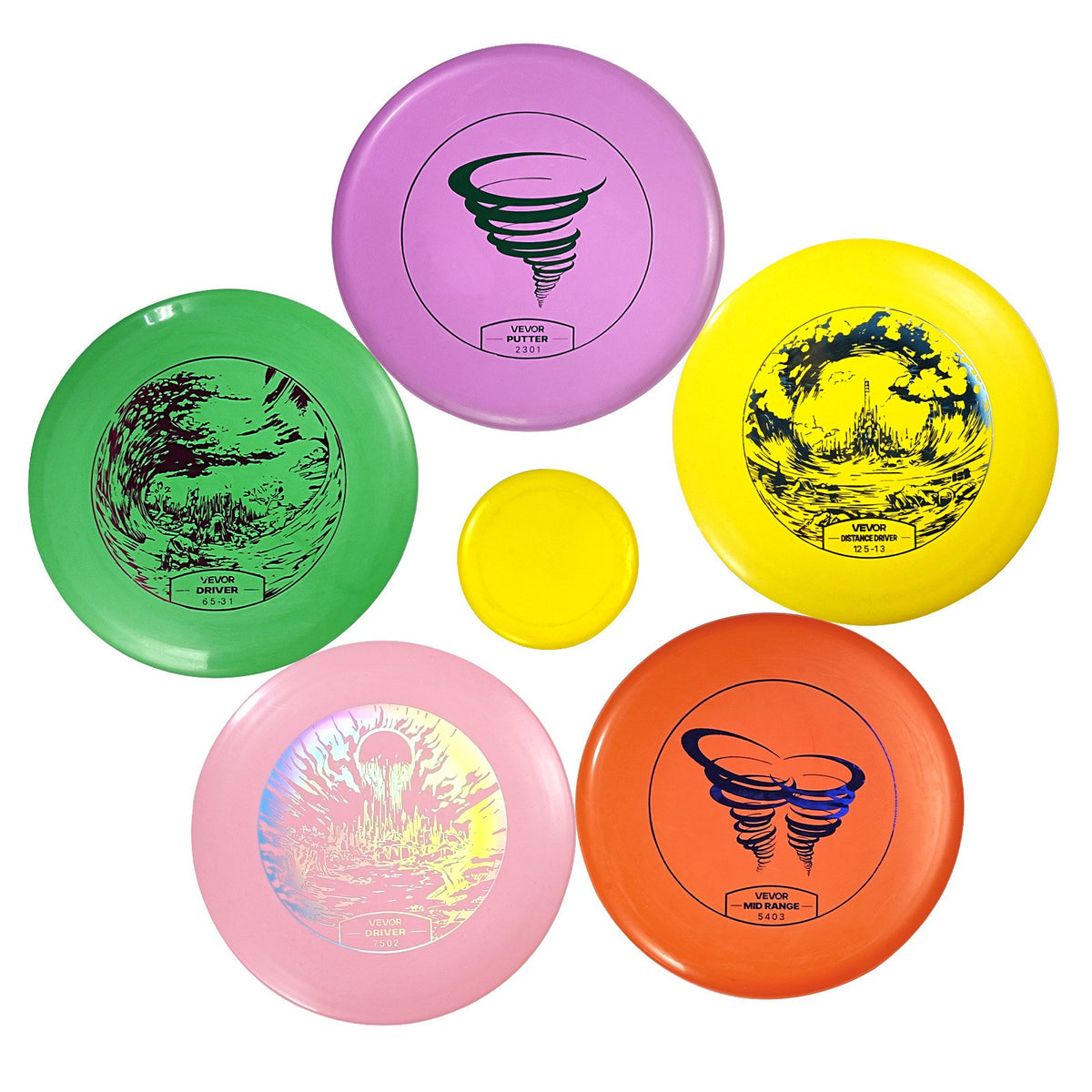 Disc Golf Starter Set, 5 Pieces
