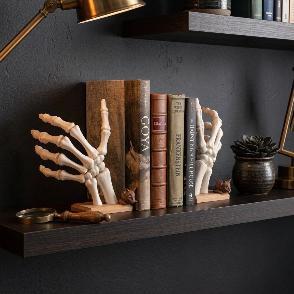 Skeleton Hand Bookend - view 2