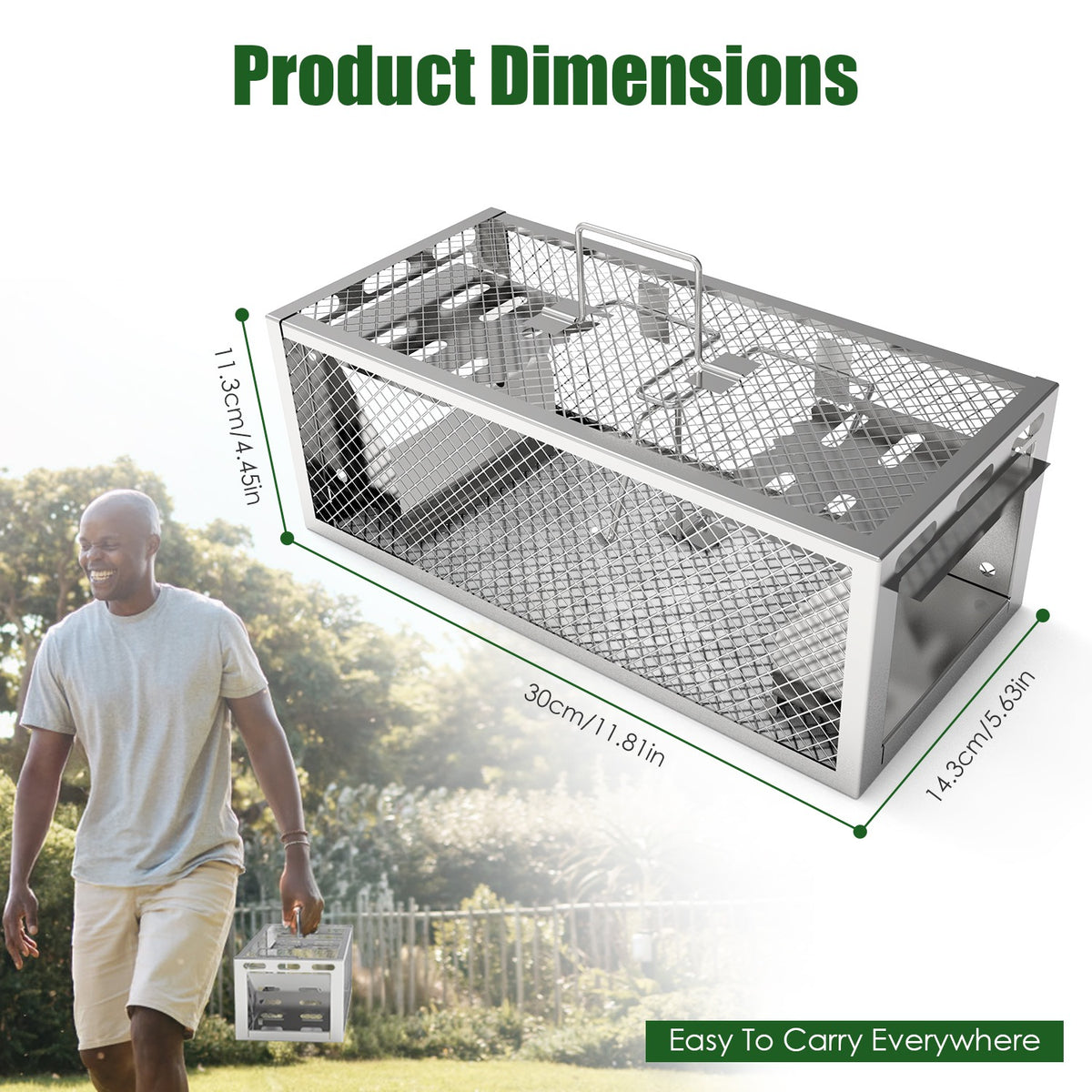 Humane Live Mouse and Rat Trap, 2 Pack - view 4