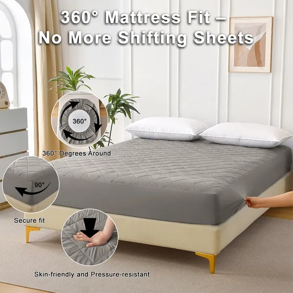 Waterproof Quilted Mattress Protector - view 4
