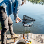 Foldable Fishing Landing Net with Aluminum Alloy Rod and EVA Handle - image 5