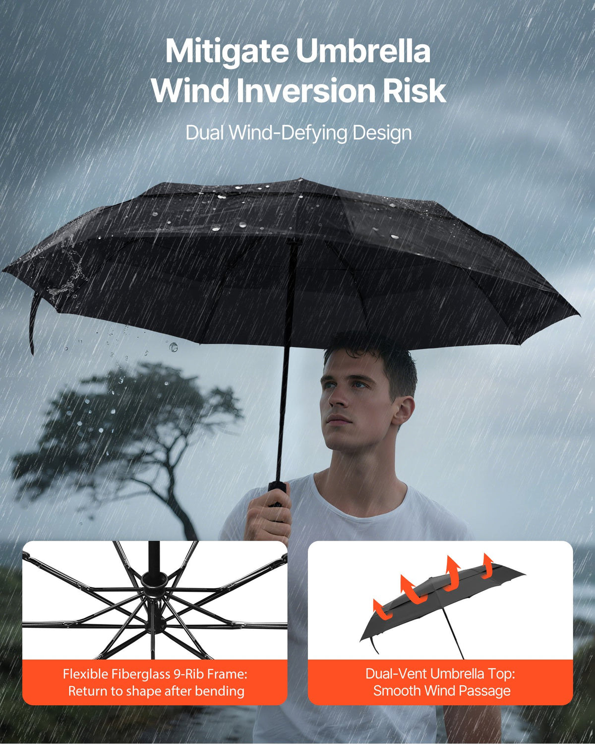 Automatic travel umbrella canopy
