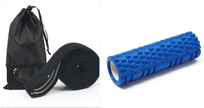 Foam roller set option shown with accessories