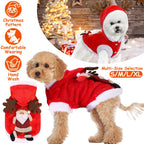 Pet Christmas Costume with Antlers
