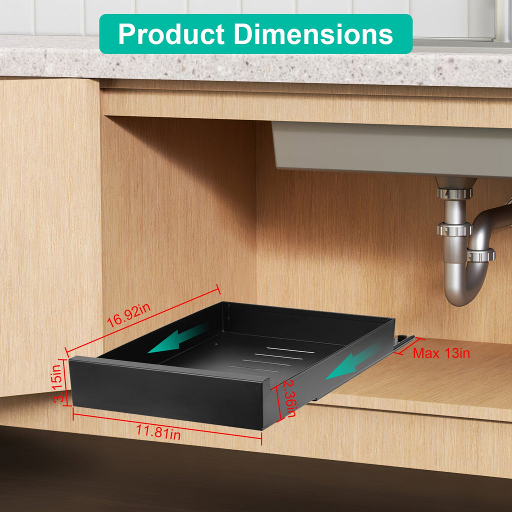 Pull-Out Cabinet Drawer, Slide-Out Organizer - view 7