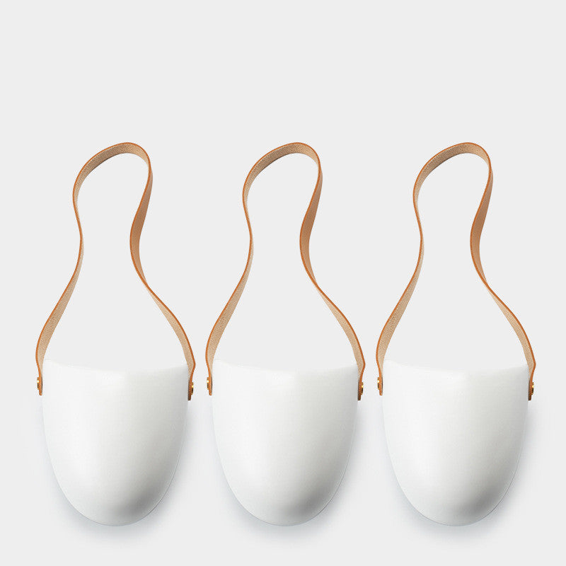 Wall-Mounted Half Ceramic Planter, White - image 12