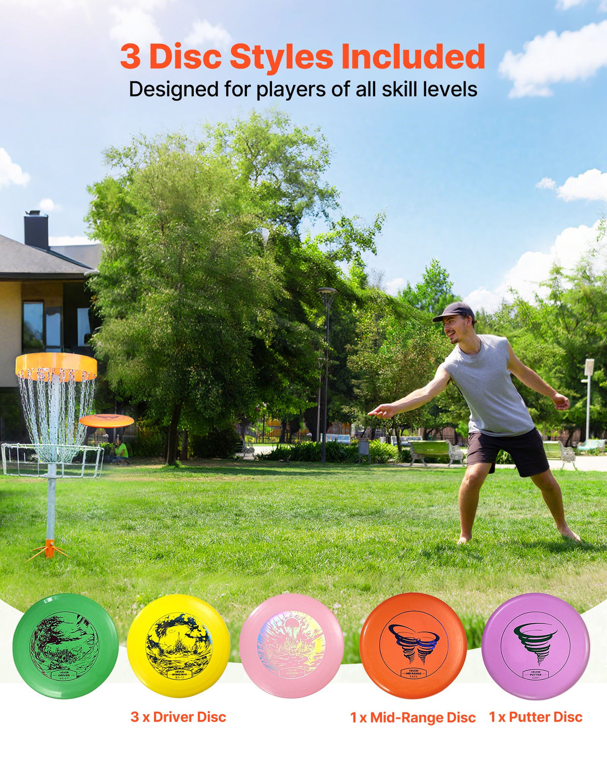 Disc Golf Starter Set, 5 Pieces - view 2
